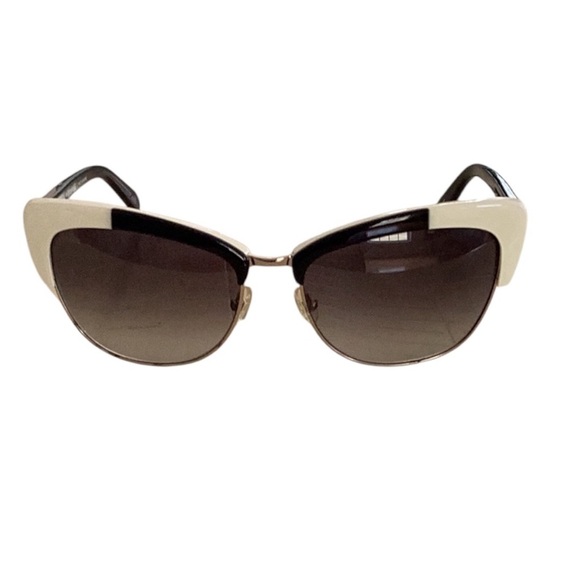 Kate Spade Genette/S Sunglasses With Case Black/Ivory - Picture 5 of 8